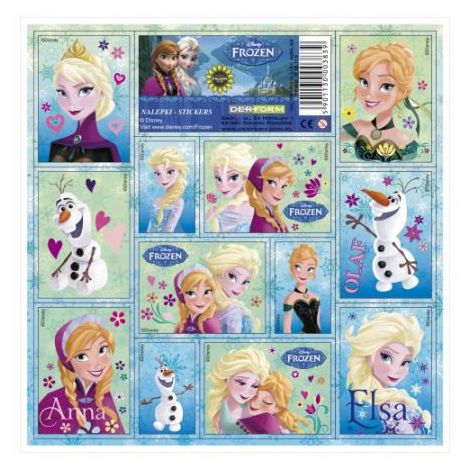 Naklejki Derform 16x16 Frozen